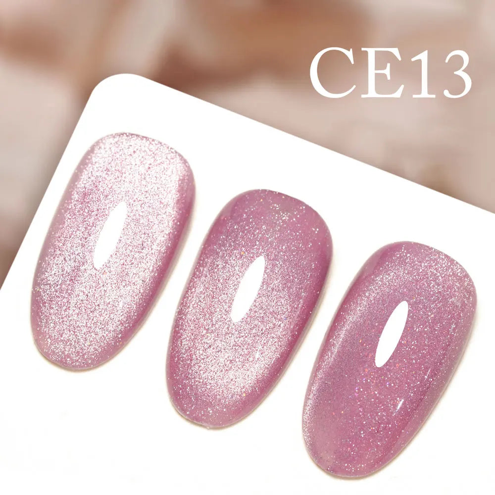 CANNI New 18ml Long Wear No-wipe Bright Topcoat Peeloff Base coat 5g Crystal Magnetic Cat Eye Gel Sparkling Glitter Varnishe