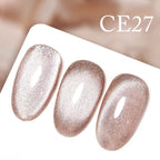 CANNI New 18ml Long Wear No-wipe Bright Topcoat Peeloff Base coat 5g Crystal Magnetic Cat Eye Gel Sparkling Glitter Varnishe