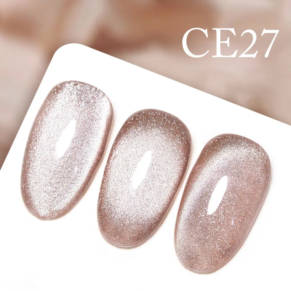 CANNI New 18ml Long Wear No-wipe Bright Topcoat Peeloff Base coat 5g Crystal Magnetic Cat Eye Gel Sparkling Glitter Varnishe