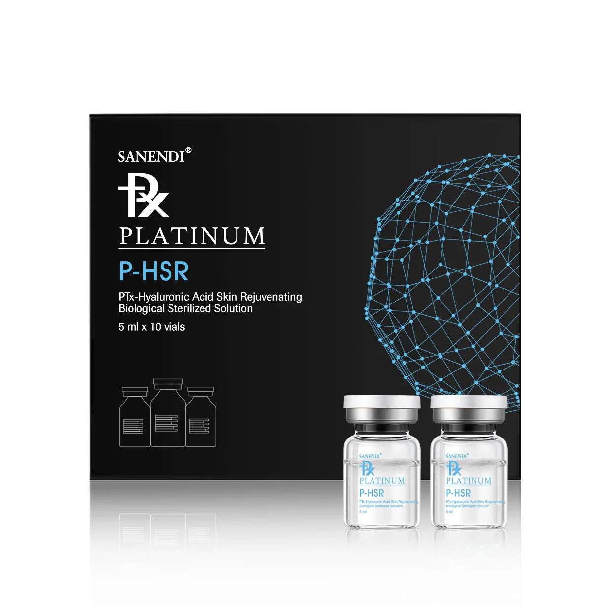 2025 New Korean Hyaluronic Acid Serum Anti-aging Moisturizing Skin Care Repair Essence 5MLx10Vials