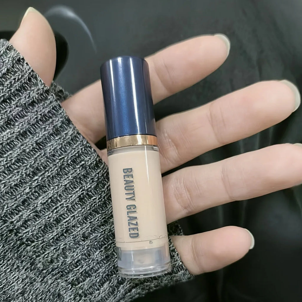 Beauty Glazed 6 Color Liquid Foundation Concealer - Full Coverage, Long-Lasting, Waterproof, Natural Effect,
