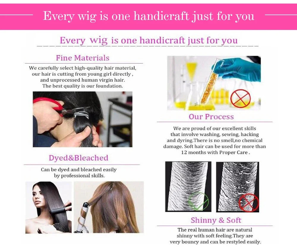 Body Wave Glueless Human Hair Wig Lace Front Wig Ready to Wear 4x4 Glueless Body Wave Lace Closure Wig Human Hair Wig for Women