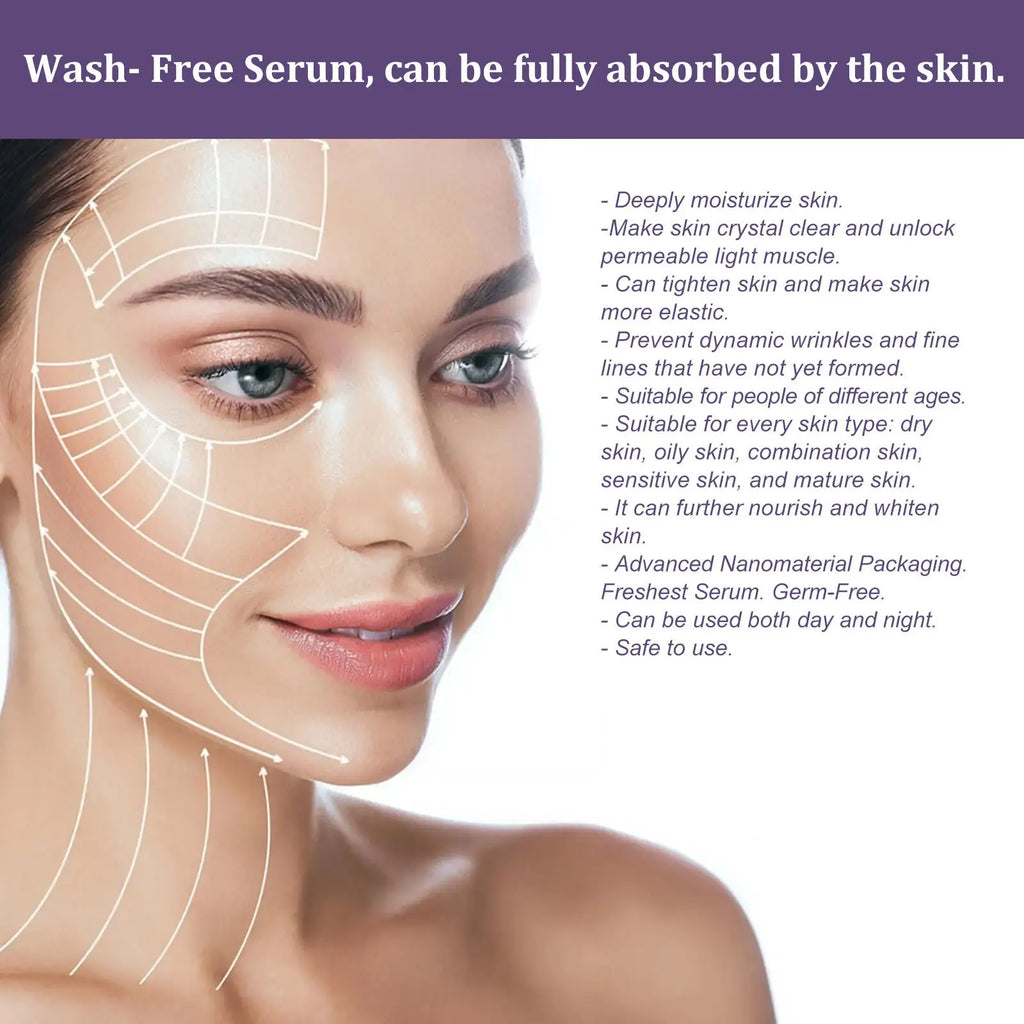 Collagen Remove Wrinkle Face Serum Lift Firming Anti Aging Fade Fine Lines Whitening Brightening Moisturizer Skin Care Cosmetics