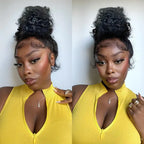 250 Density Invisi Strap 360 Full Hd Curly Glueless Wig Human Hair PrePlucked 30 Inch Lace Front Wig Deep Curly Wave Frontal Wig