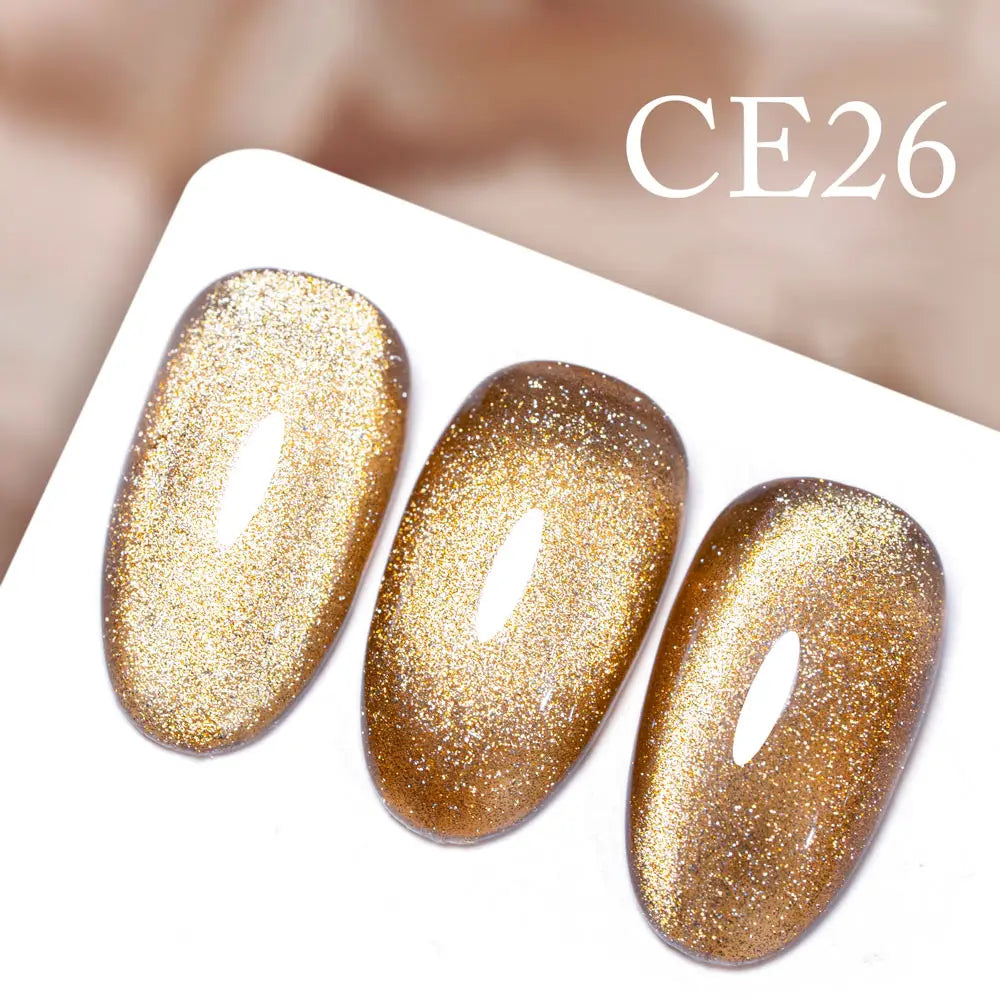 CANNI New 18ml Long Wear No-wipe Bright Topcoat Peeloff Base coat 5g Crystal Magnetic Cat Eye Gel Sparkling Glitter Varnishe