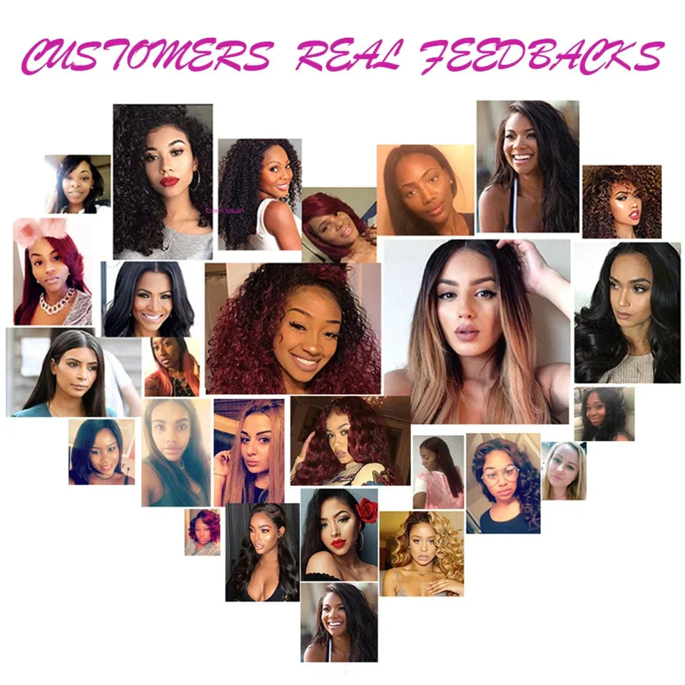 Deep Curly Wear and Go Glueless Wigs Lace Front Wigs Human Hair for Women Transparent 4x4 Glueless Lace Closure Wigs Curly Hair