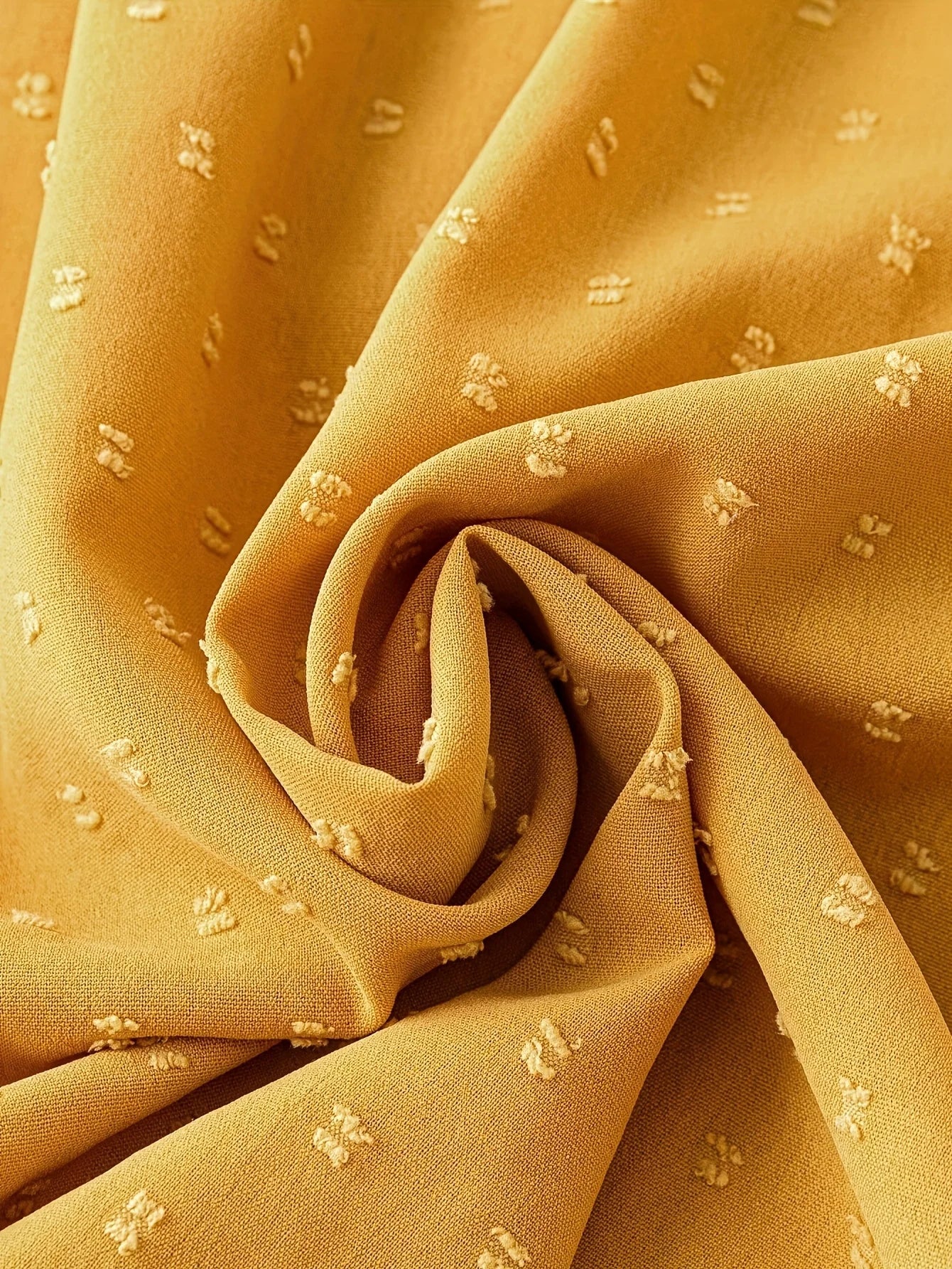 2025 Plus Size Fashion Selection! Yellow Sleeveless Polka - Dot Dress (Plus Size). The V - Neck with Delicate Lace Trim Exudes E