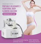 5 In 1 Vela V9 Body Shape Weight Loss Vacuum 80K Cavitation Slimming Roller Shaping Massage Skin Tightening Lifting Machine