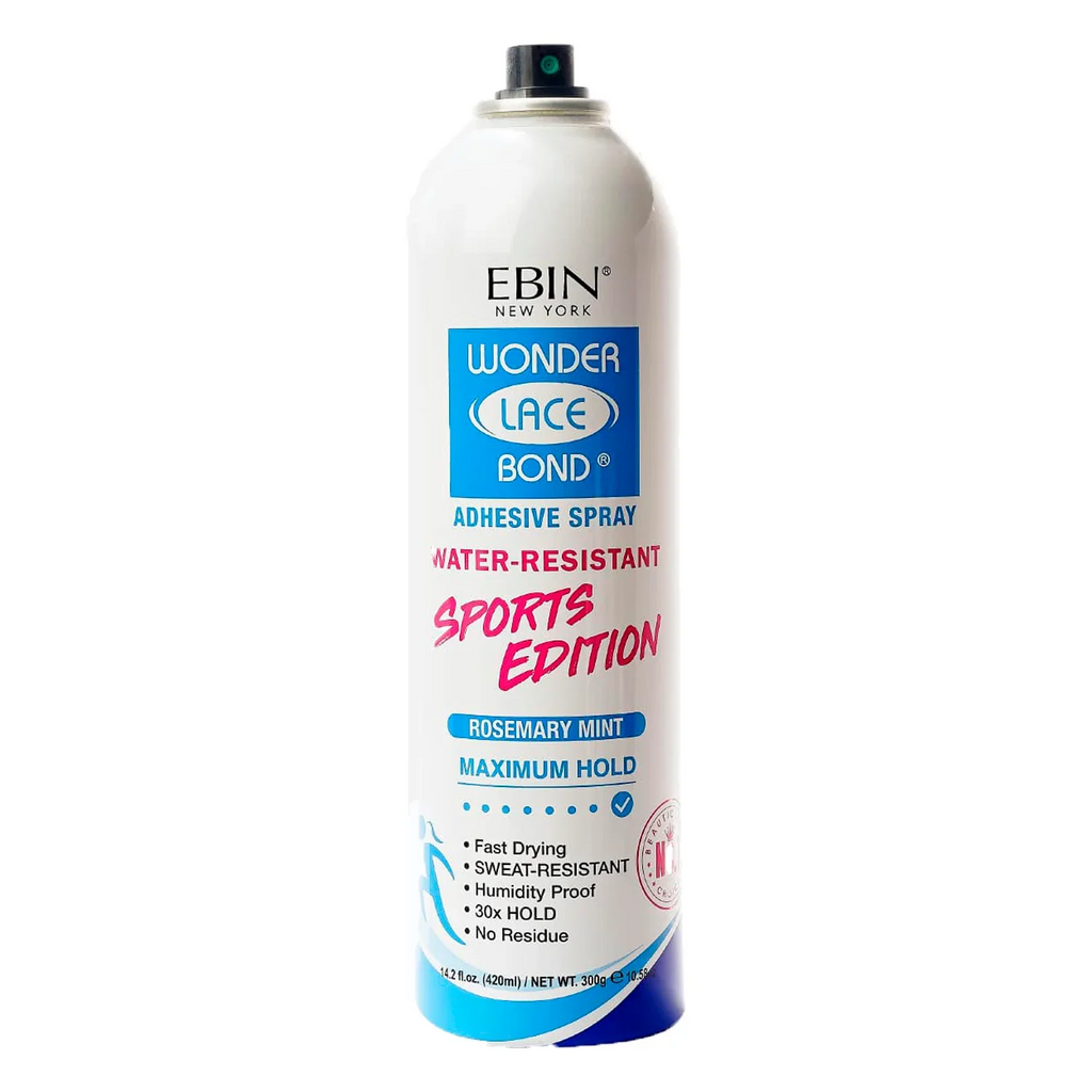 Ebin New York Wonder Lace Bond Sports Edition Adhesive Spray - Ultra Strong Hold, Ideal for Sports & Active Lifestyles