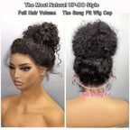 250 Density Invisi Strap 360 Full Hd Curly Glueless Wig Human Hair PrePlucked 30 Inch Lace Front Wig Deep Curly Wave Frontal Wig