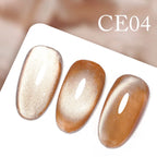 CANNI New 18ml Long Wear No-wipe Bright Topcoat Peeloff Base coat 5g Crystal Magnetic Cat Eye Gel Sparkling Glitter Varnishe