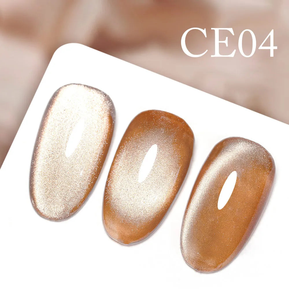 CANNI New 18ml Long Wear No-wipe Bright Topcoat Peeloff Base coat 5g Crystal Magnetic Cat Eye Gel Sparkling Glitter Varnishe