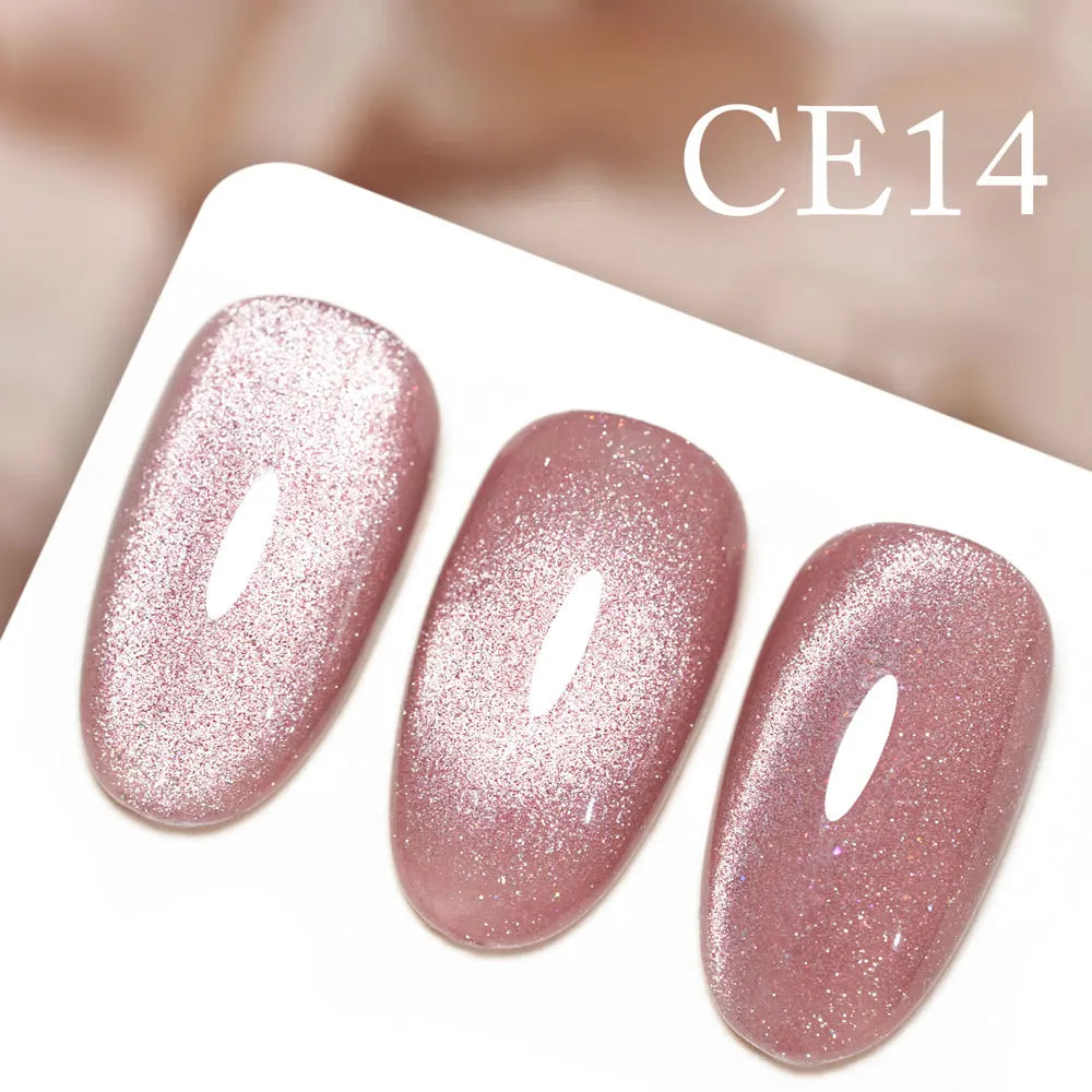 CANNI New 18ml Long Wear No-wipe Bright Topcoat Peeloff Base coat 5g Crystal Magnetic Cat Eye Gel Sparkling Glitter Varnishe