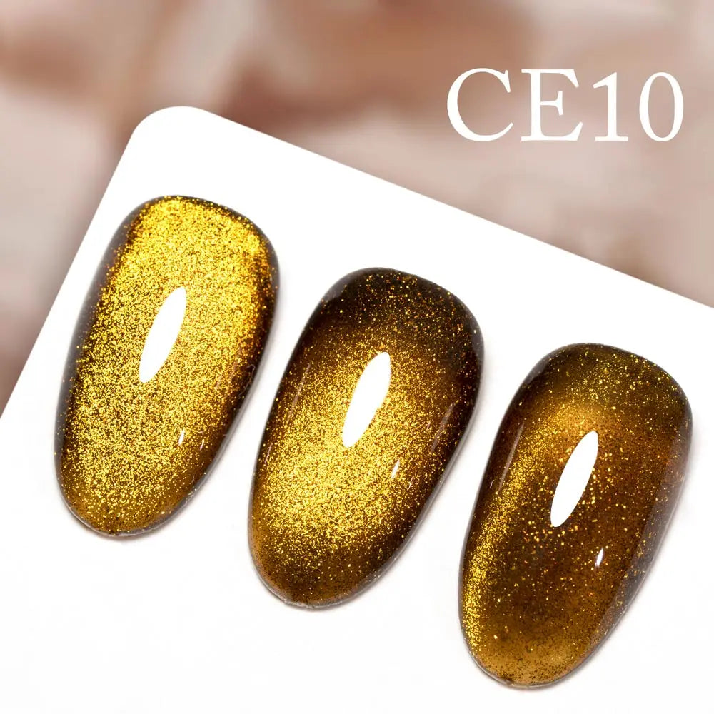 CANNI New 18ml Long Wear No-wipe Bright Topcoat Peeloff Base coat 5g Crystal Magnetic Cat Eye Gel Sparkling Glitter Varnishe