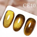 CANNI New 18ml Long Wear No-wipe Bright Topcoat Peeloff Base coat 5g Crystal Magnetic Cat Eye Gel Sparkling Glitter Varnishe