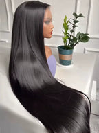 Bone Straight Wigs Human Hair 13x6 HD Lace Frontal Wig 30 32Inch 100%  Lace Front Wig 5x5 Closure Glueless Natural For Women