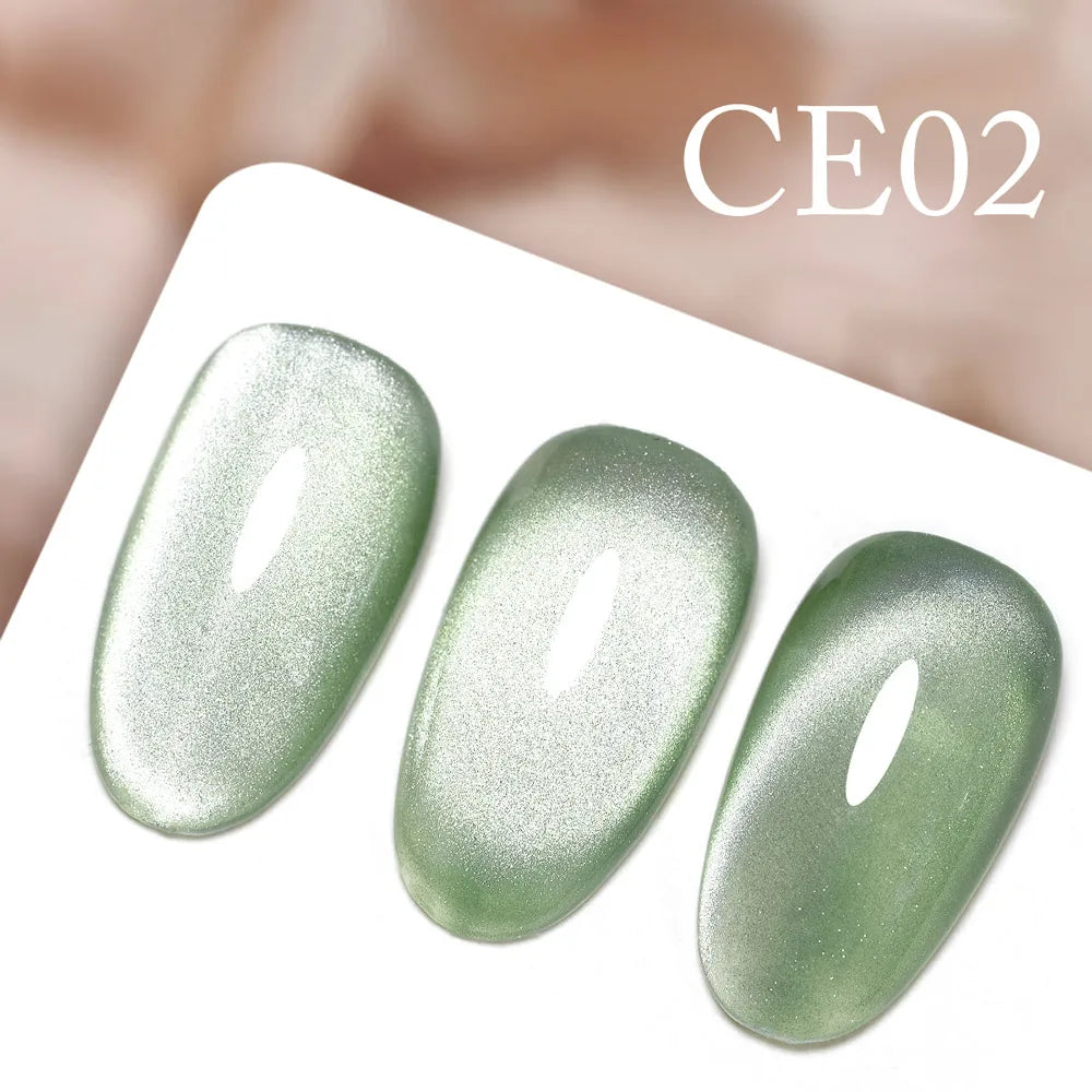 CANNI New 18ml Long Wear No-wipe Bright Topcoat Peeloff Base coat 5g Crystal Magnetic Cat Eye Gel Sparkling Glitter Varnishe