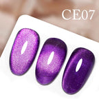 CANNI New 18ml Long Wear No-wipe Bright Topcoat Peeloff Base coat 5g Crystal Magnetic Cat Eye Gel Sparkling Glitter Varnishe
