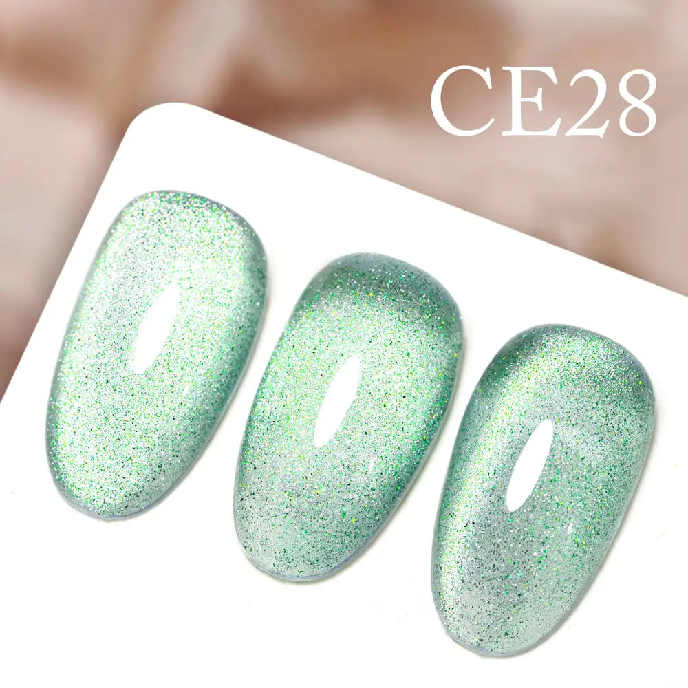 CANNI New 18ml Long Wear No-wipe Bright Topcoat Peeloff Base coat 5g Crystal Magnetic Cat Eye Gel Sparkling Glitter Varnishe