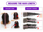 42 40 30Inch 300 Density 13x6 Hd Lace Frontal Wig Water Deep Wave Human Hair Wigs 100% Lace Curly Wigs For Black Women