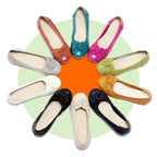 EOFK Women Ballet Flats Genuine Leather Shoes Spring Soft Casual Comfy Ballerina Flat Ladies Shallow Slip On Female Loafers