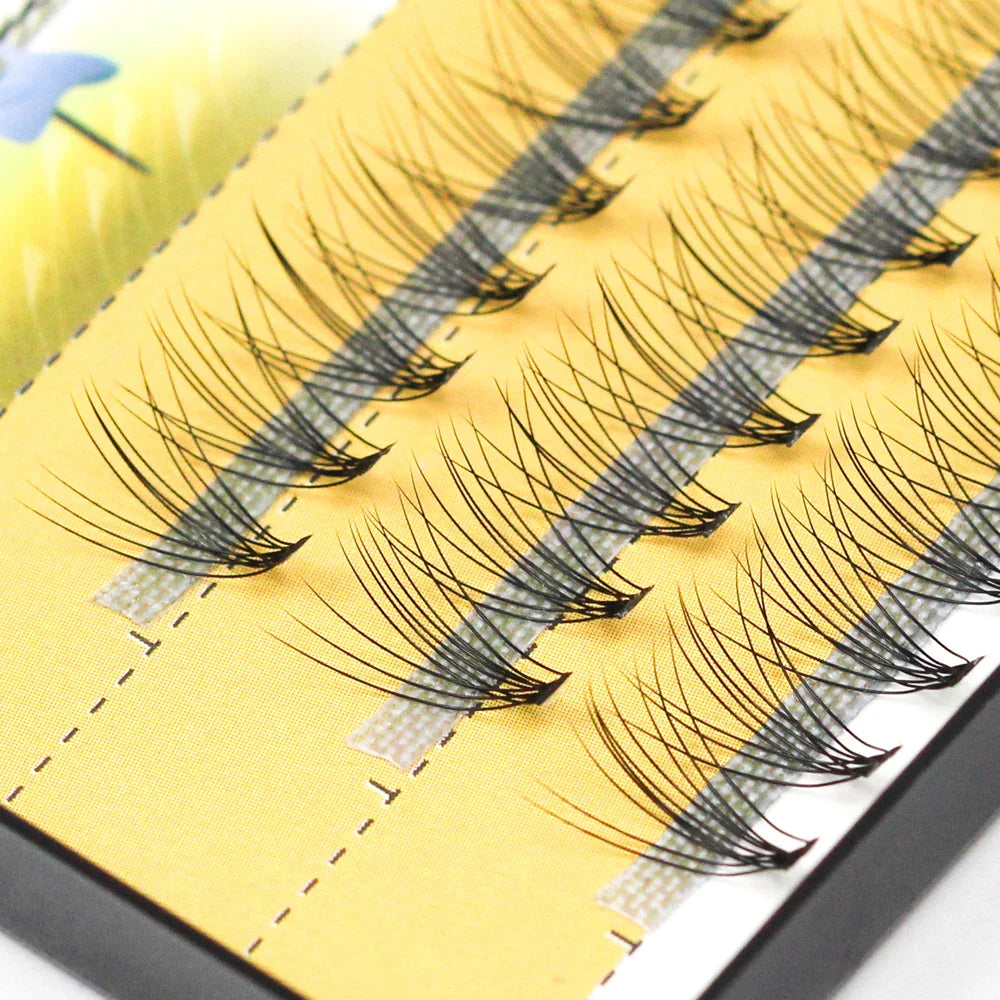 Grafting World Eyelashes 10D Individual Eyelash Russia Volume Eyelash Premade Fan False Mink Eyelash Mkae Up Tool