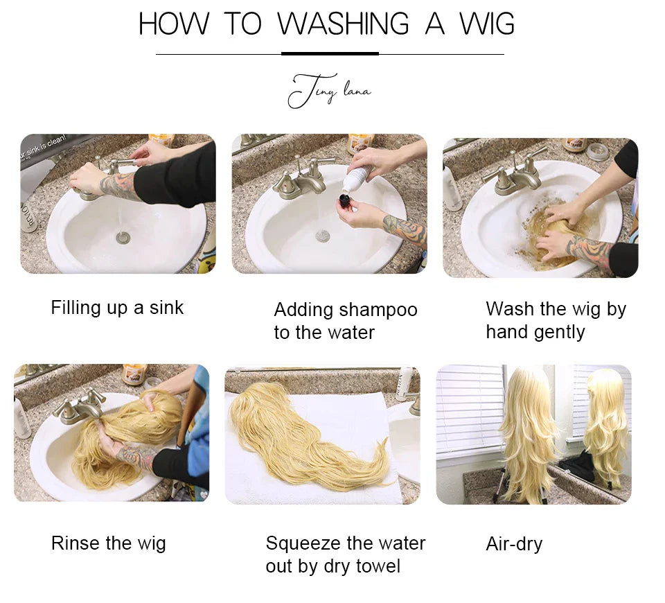 13x6 Lace Front Wig Blonde Wave Synthetic Wigs for Women Daily Party Cosplay Use Heat Resistant Fiber Hair