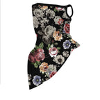 1PC Floral Print Multi-Function Scarf Neck Cover Face Mask Cycling Balaclava Bandana Scarf Cap Headwear Outdoor Sport Accessory