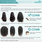 Half Wigs Human Hair Kinky Curly 3 In 1 Human Hair Wig Seamless Flip Over Half Wig Beginner Friendly Curly Wigs for Women