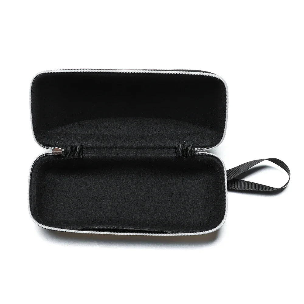 1 Pcs Zipper Closure Sunglasses Hard Box Eyewear Case Simple Style Portable EVA Reading Glasses Protective Box Unisex Travel