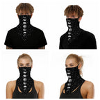 1PC Floral Print Multi-Function Scarf Neck Cover Face Mask Cycling Balaclava Bandana Scarf Cap Headwear Outdoor Sport Accessory