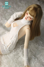 1/4 1/3 BJD clothes DD SD DDL MSD doll fashion hanging neck hanging neck sweater dress Arm sleeve