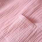 2025 Japanese Kimono Set 100%Cotton Pajamas Two-piece Couple Yukata Loose Men's And Women's Sweat Steaming Suit Home Service Set