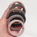 6PCS Women Glitter Hair Scrunchies Girls Elastic Hair Rubber Bands Hair Holder/Gum Hair Accessories Ponytail Hair Holders