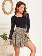 2025 Hot Sexy Ins Women's High Waist Fashion Printed Skirt Bohemian Style Small Floral A-line Female Mini Skirts Womens