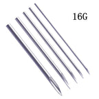 100/50/5pcs Disposable Piercing Needles 12G 14G 16G 18G 20G Ear Nose Navel Nipple Sterile Piercing Needle Permanent Makeup Tools