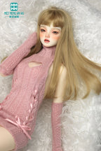1/4 1/3 BJD clothes DD SD DDL MSD doll fashion hanging neck hanging neck sweater dress Arm sleeve