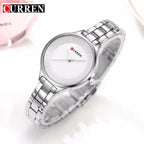 Curren 9015 Women Watches Luxury Gold Black Full Steel Dress Jewelry Quartz Watch Ladies Fashion Elegant Clock Relogio Feminino