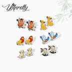 2024 New Lion King Little Lion Simba and Friends Epoxy Handcraft Acrylic Stud Earrings