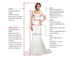 Alonlivn Luxurious Embroidery 2 In 1 Mermaid  Bridal Gown Beading Appliques Lace Off Shoulder Sleeves Sweetheart Wedding Dress