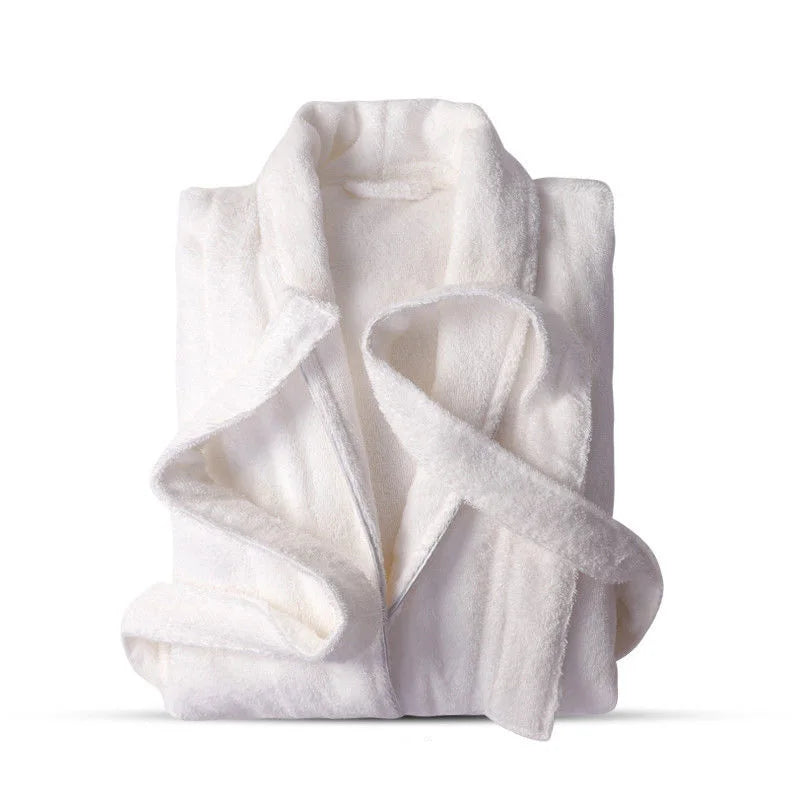 100% Cotton Toweling Terry Robe Lovers Soft Bath Robe Men And Women Nightrobe Sleepwear Male Casual Home Bathrobe Hotel Robe