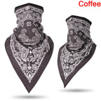 1PC Floral Print Multi-Function Scarf Neck Cover Face Mask Cycling Balaclava Bandana Scarf Cap Headwear Outdoor Sport Accessory