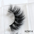 Dropshipping 15-18mm 3D Resuable Dramatic Wispy Mink Fake Eyelashes Makeup Strip False Lashes With Free Eyelash Packaging Boxes