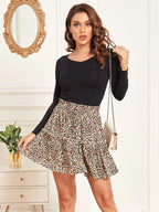 2025 Hot Sexy Ins Women's High Waist Fashion Printed Skirt Bohemian Style Small Floral A-line Female Mini Skirts Womens