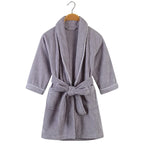 100% Cotton Toweling Terry Robe Kids Cartoon Robe Boy&Girls Hooded Robe Winter Warm Bathrobe Soft Sleeprobe Kids Casual Homewear