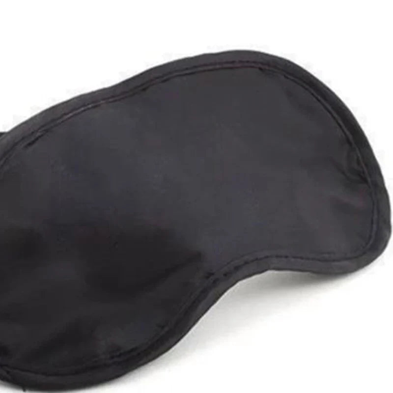 1pc Black Sleep Mask Natural Sleeping Eye Mask Eyeshade Cover Shade Eye Patch Women Men Soft Portable Blindfold Travel Eyepatch