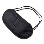 1pc Black Sleep Mask Natural Sleeping Eye Mask Eyeshade Cover Shade Eye Patch Women Men Soft Portable Blindfold Travel Eyepatch