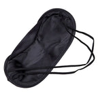 1pc Black Sleep Mask Natural Sleeping Eye Mask Eyeshade Cover Shade Eye Patch Women Men Soft Portable Blindfold Travel Eyepatch