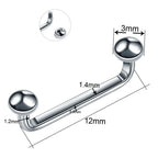 1Pc G23 Titanium Micro Dermal Piercing Crystal Dermal Anchor Piercing Top Internal &External Skin Diver Surface Piercing Jewelry