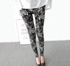 CUHAKCI Floral Sexy Pants Printed Legging Women Love Fitness Leggins Push Up Trousers Casual High Quality Sport